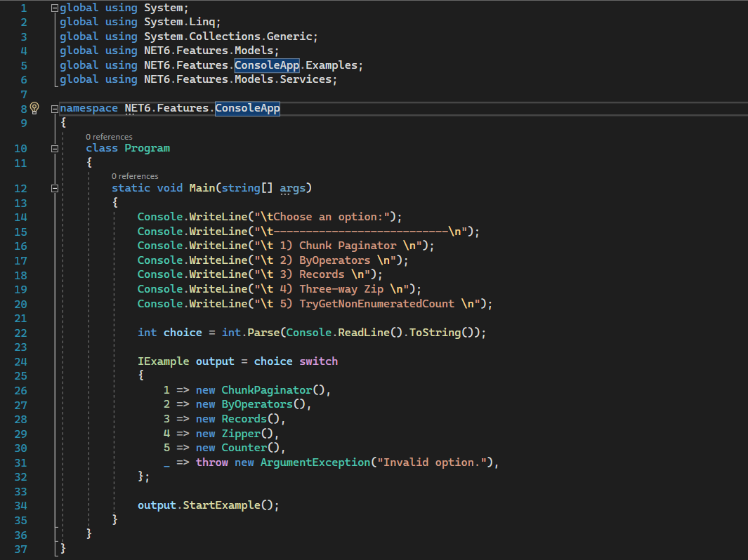Visual Studio - .editorconfig and file-scoped namespaces